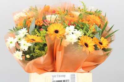 Boeket 10 Tak Orange X5