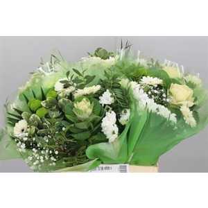 Boeket 10 Tak White X5