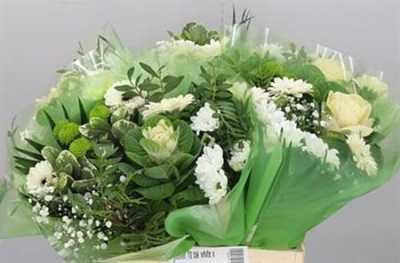 Boeket 10 Tak White X5