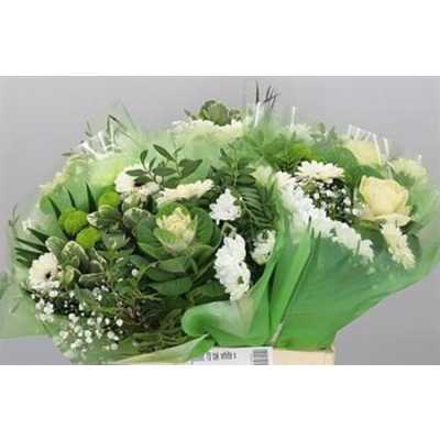 Boeket 10 Tak White X5