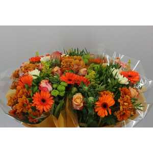 Boeket 12 Tak Orange X5