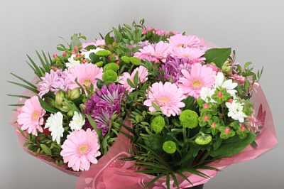 Boeket Gerb Mini Pink X3